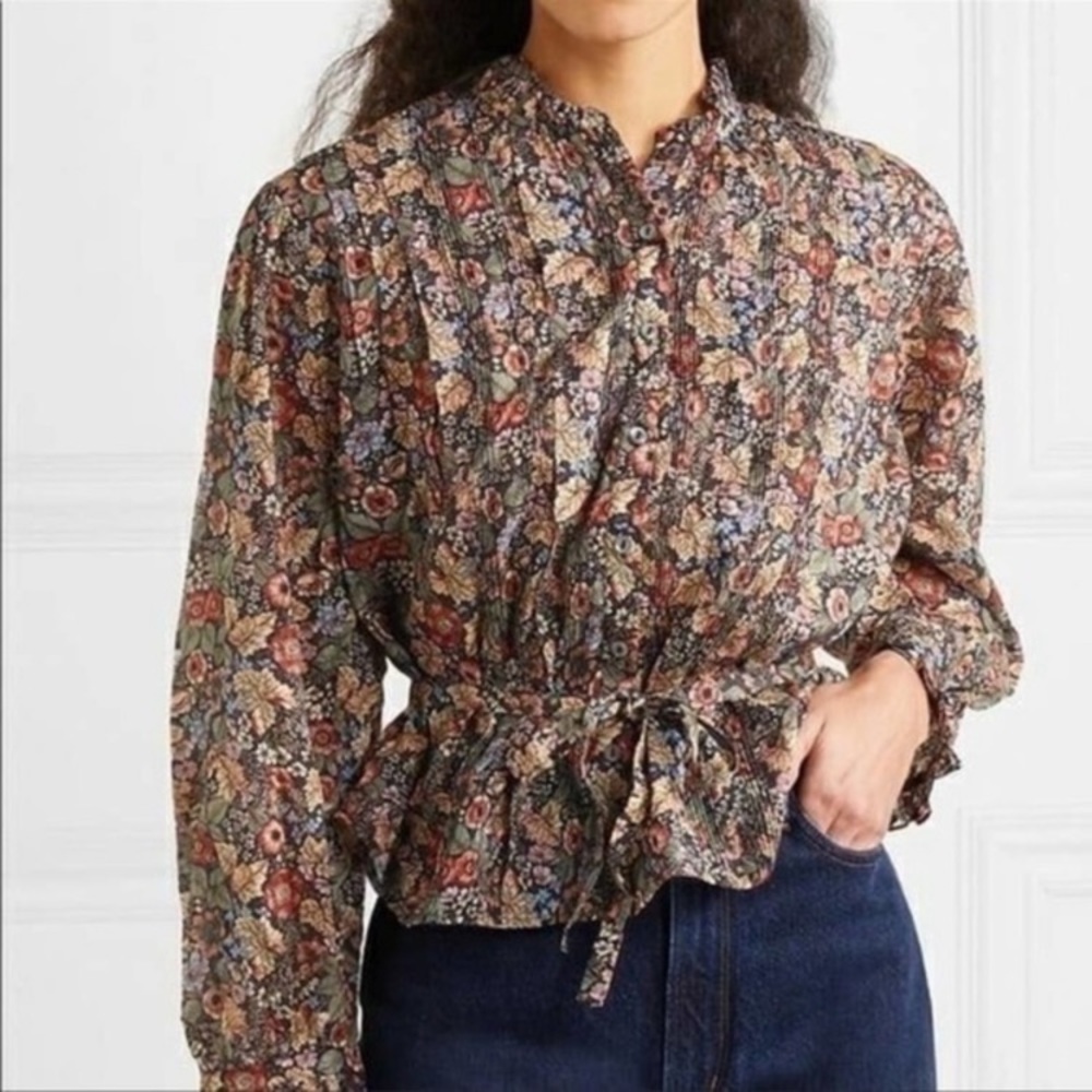 Doen Cezanne shirt Wildberry Thicket